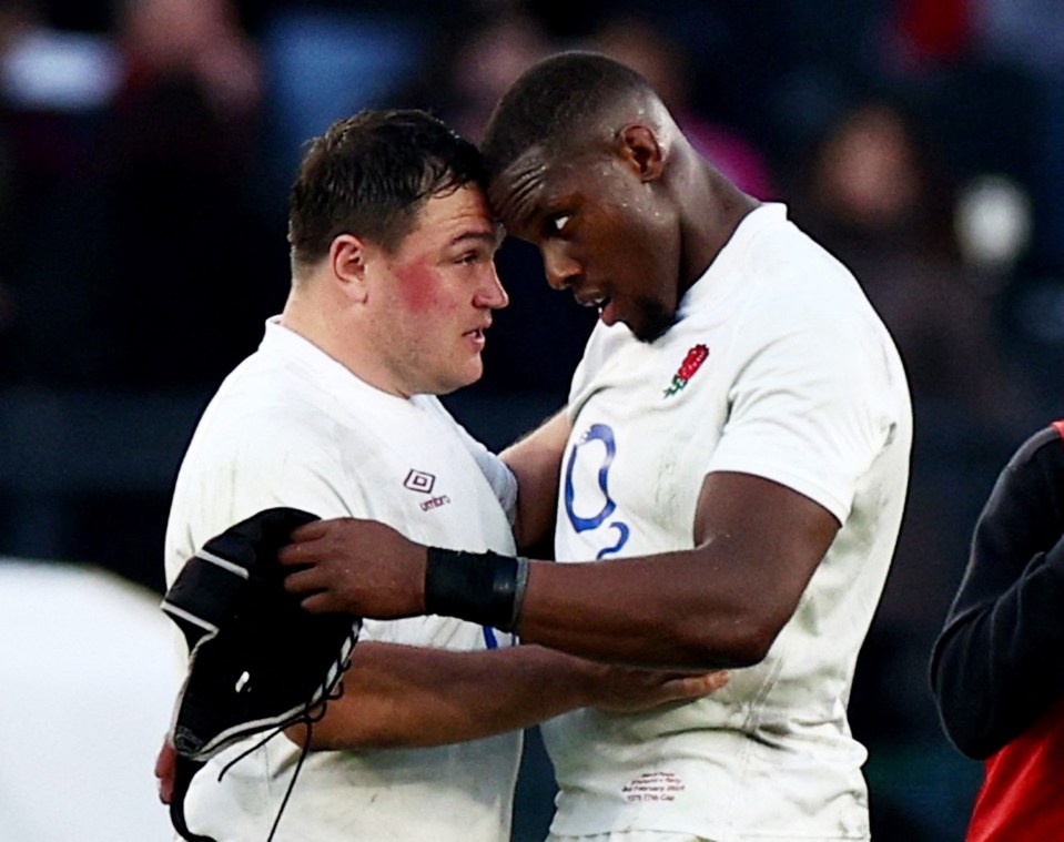 Jamie George and Maro Itoje were relieved to see out the victory