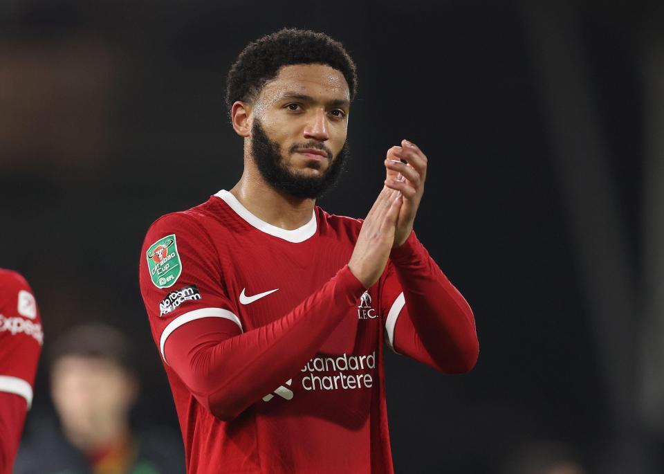 Joe Gomez also picked up the sickness bug this week