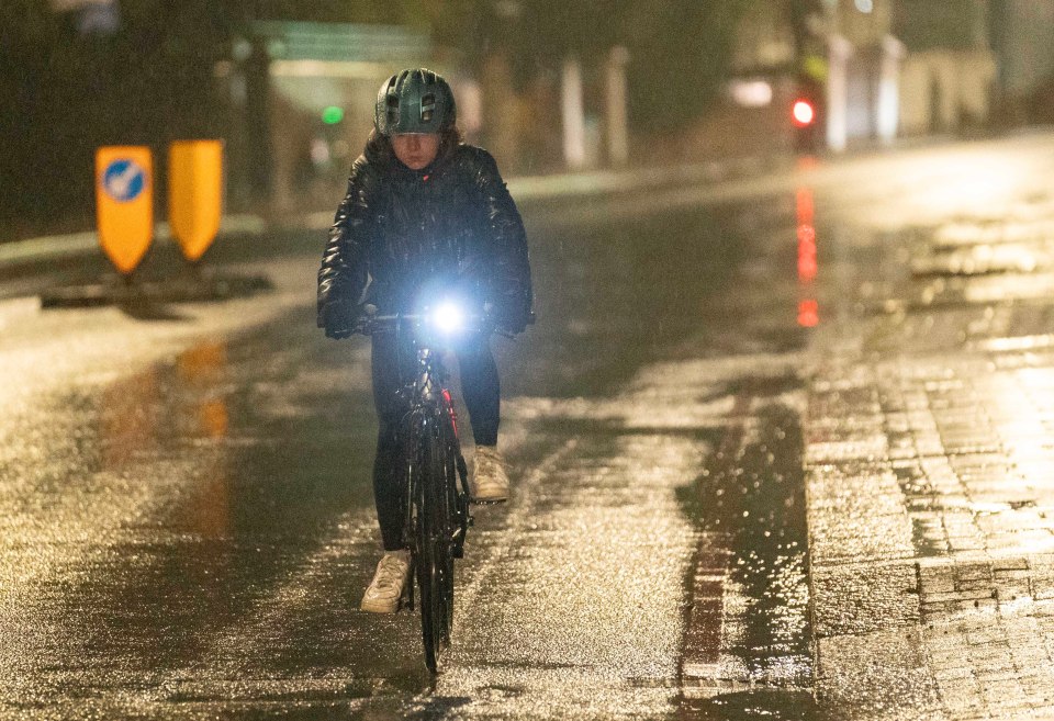 Londoners were drenched this morning as they headed to work