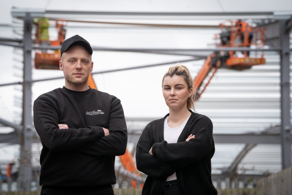 Kieran Joseph and Megan Cowan say they have had to apologise to customers