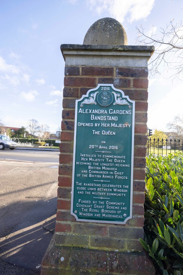 Alexandra Gardens was opened by the late Queen in 2016 to celebrate her becoming the longest reigning British monarch