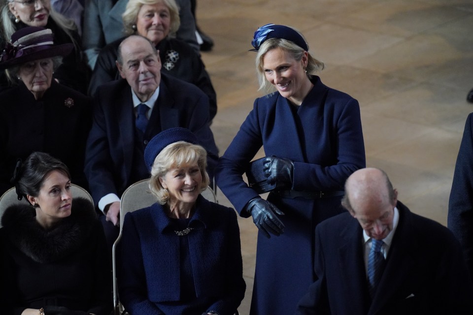 They were in attendance for the late King Constantine of Greece