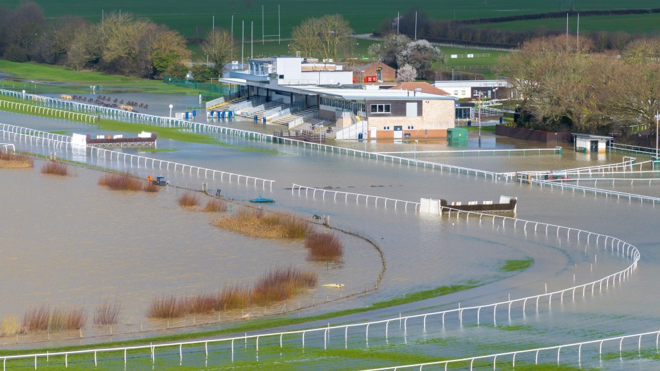 Huntingdon racecourse is a sitting duck for the nearby Alconbury Brook