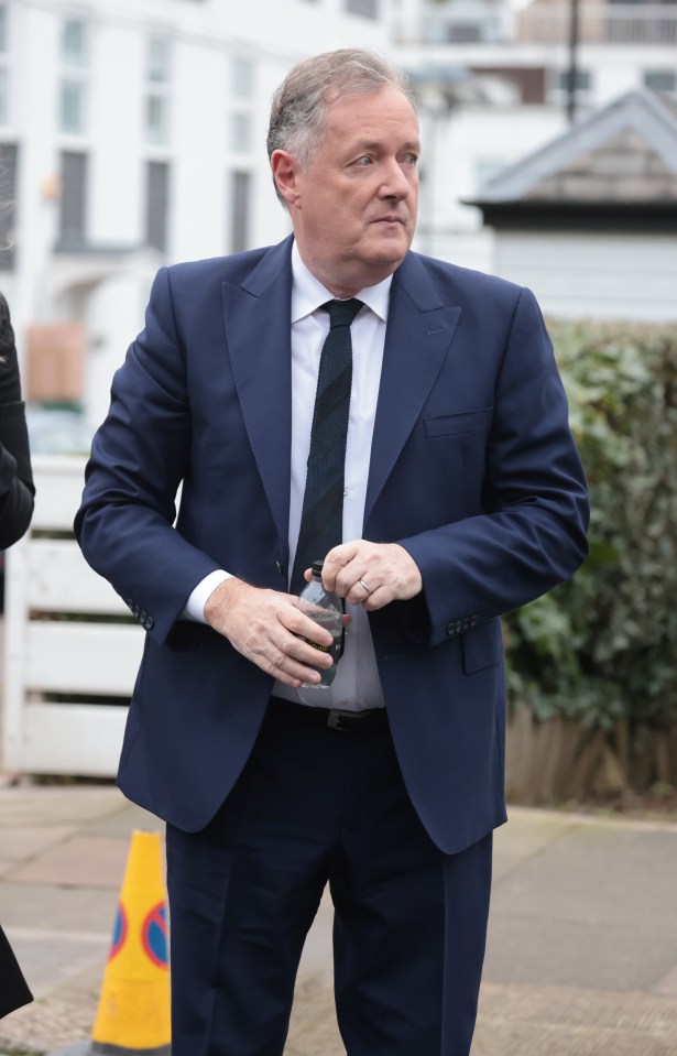 Former GMB presenter Piers Morgan was there