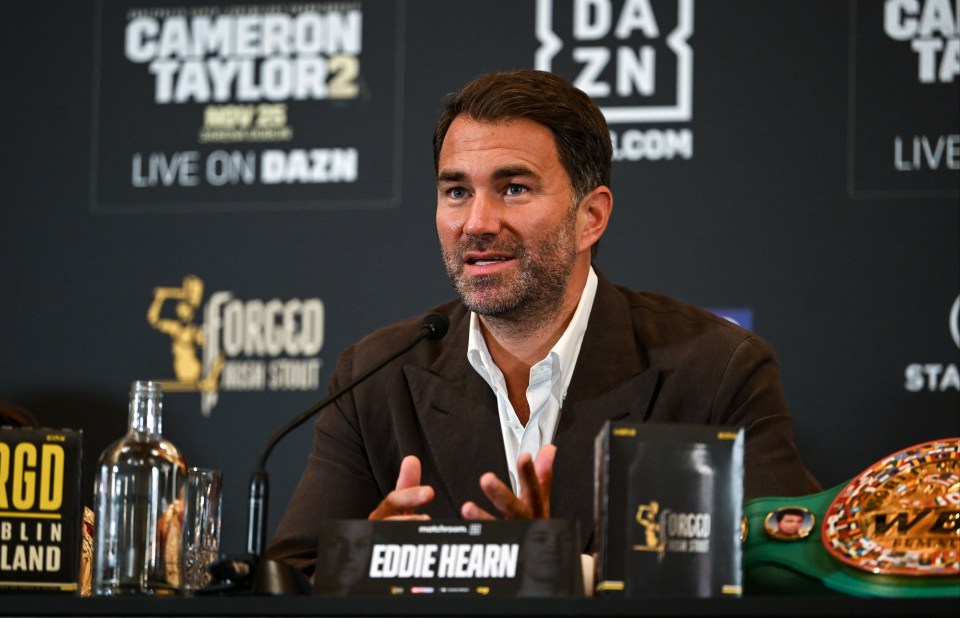 Eddie Hearn blasted Shakur Stevenson's boxing retirement