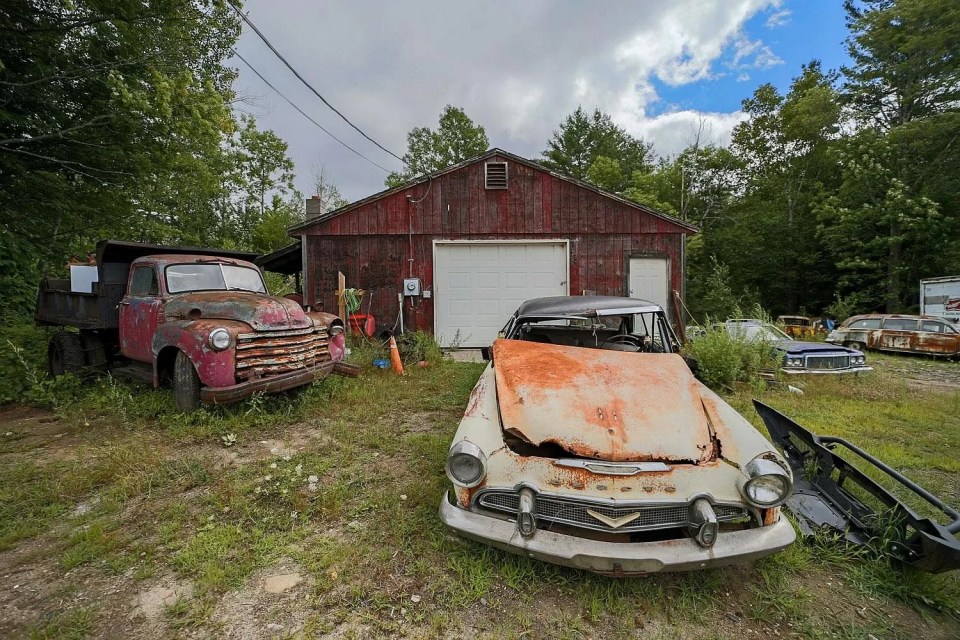 The Canaan property comes with hundreds of classic motors