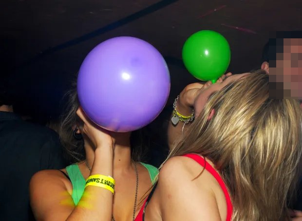 Laughing gas is one of the most popular drugs amongst young people