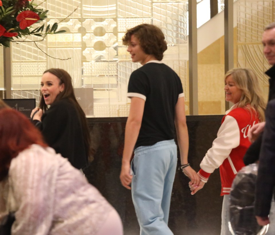 It came hours after he was spotted with Ellie Leach's mum and holding her hand