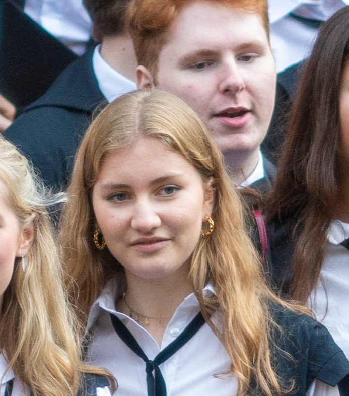 The pair are seen together at Oxford University, where the pair study