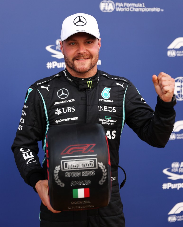 The driver is former Mercedes star Valtteri Bottas