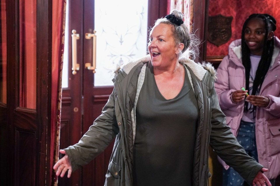 Lorraine starred as Karen in EastEnders until she was axed last year