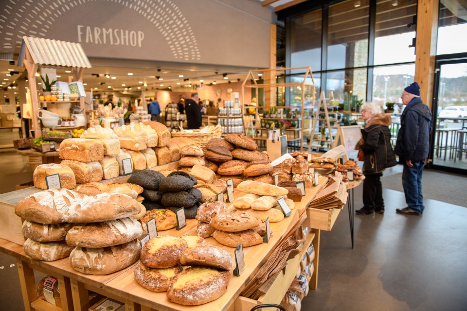 The deli is packed with fresh produce, attracting visitors from all over