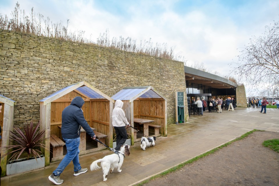 Visitors can take their pooches inside or enjoy a woodland walk