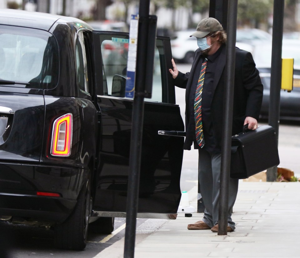 In recent years, Steve was seen enjoying a meal out before hopping into a cab