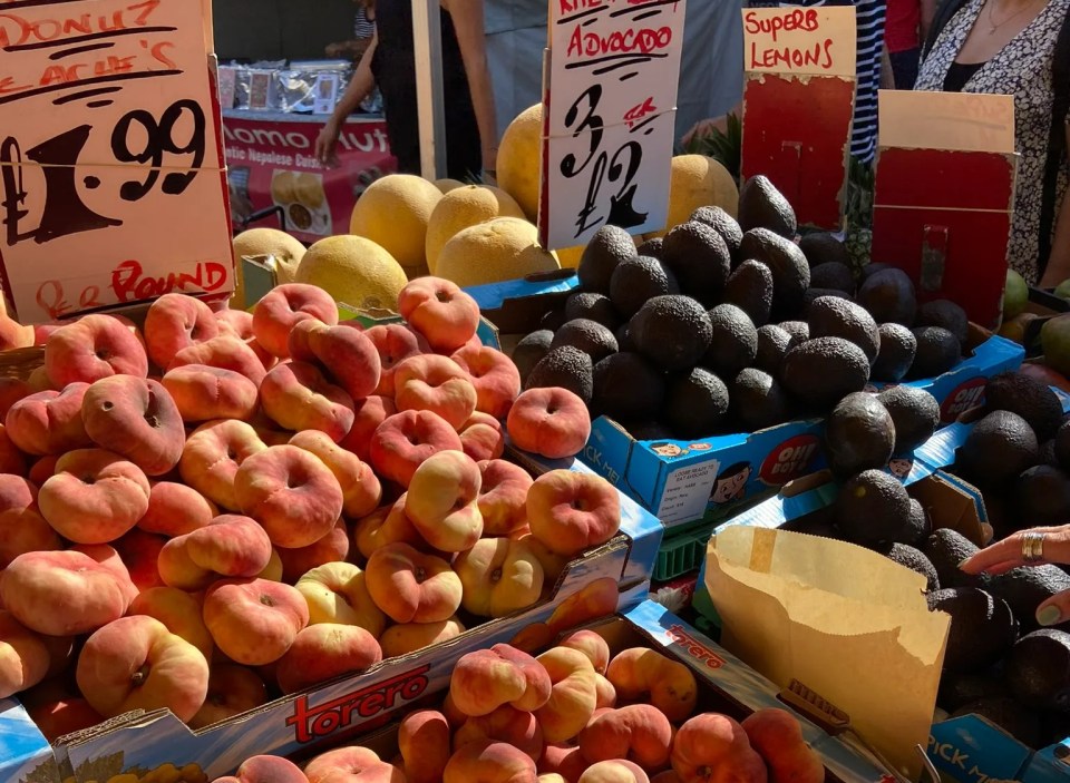 Sophie says the fruit and veggies are so affordable