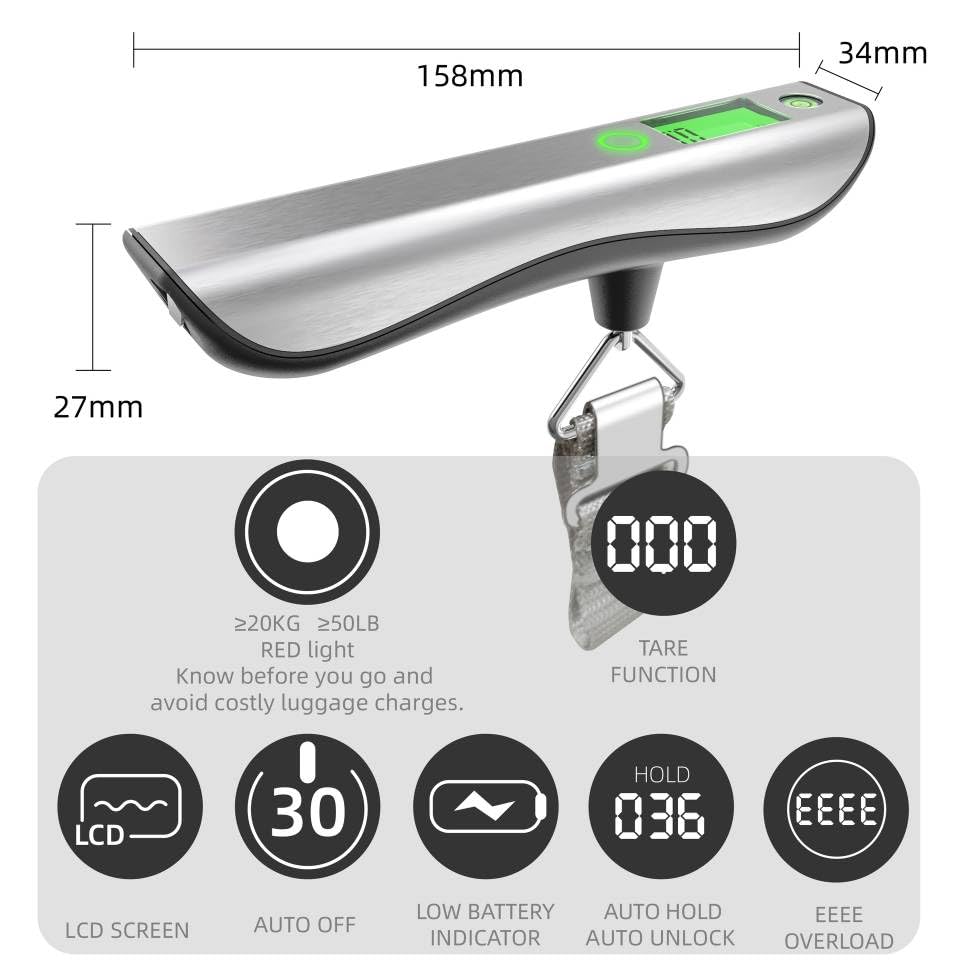 Digital luggage scale