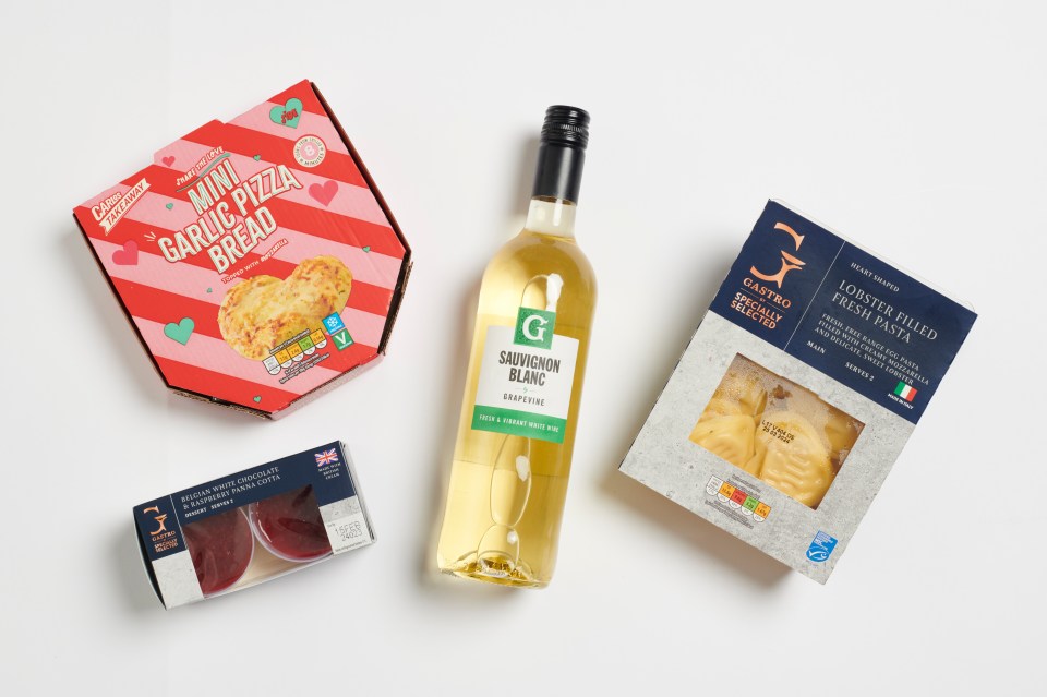 Aldi's meal deal comes in at under £7 without the bottle of wine