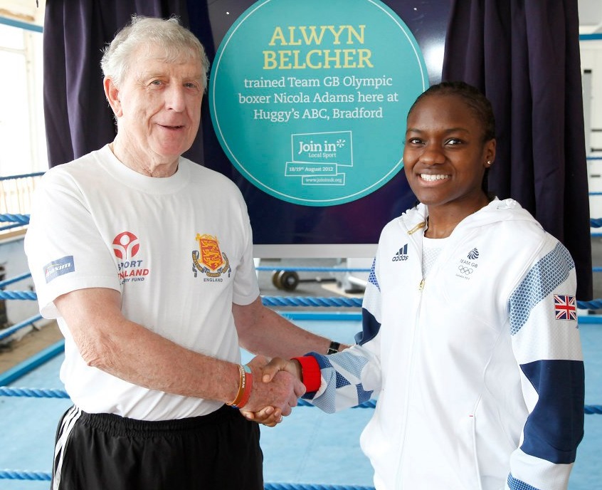 Nicola credits coach Alwyn Belcher for inspiring her with his encouragement