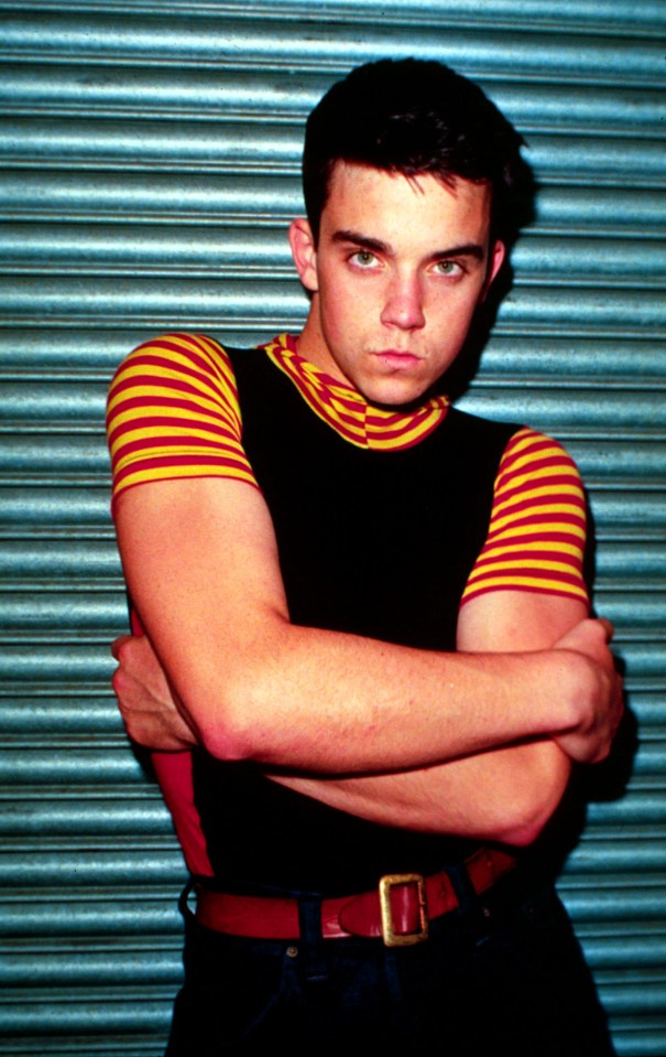 Robbie Williams has come a long way from the baby-faced star he was at the beginning of his Take That days