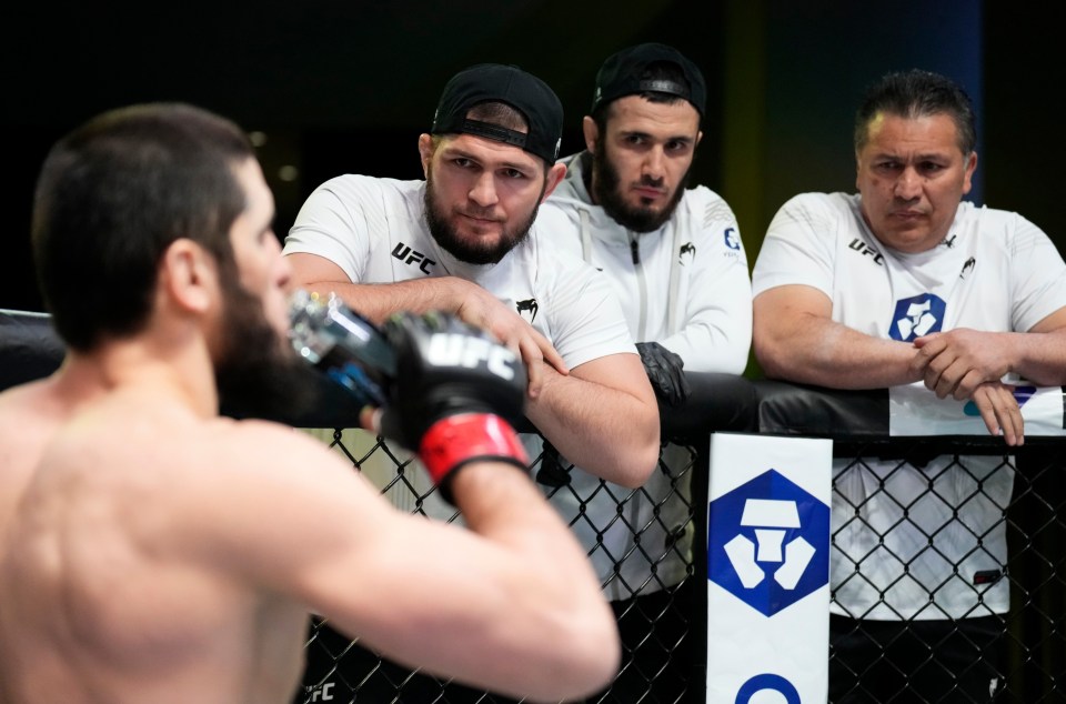 The Eagle cornered Islam Makhachev before retiring from MMA altogether in January last year