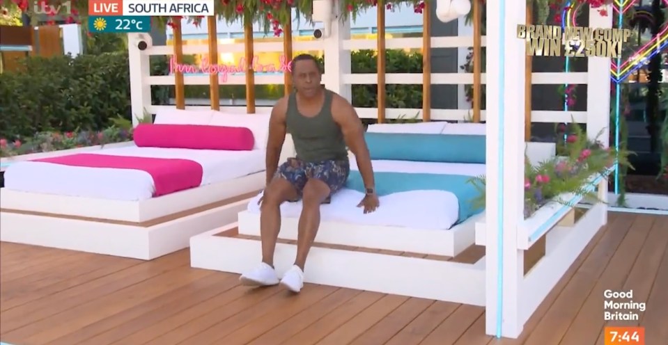 Andi, 56, gave the day beds a try before his big reveal