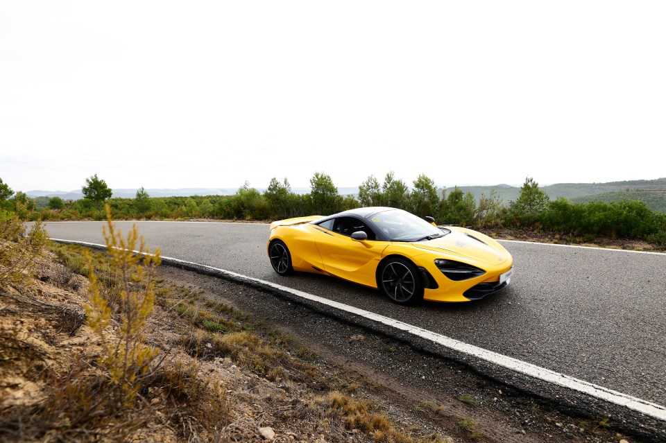 The Mclaren 720s during day two of the FIA World Rally Championship RACC Catalunya-Costa Daurada in October 2022