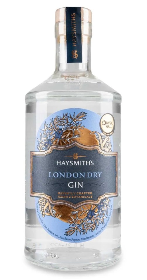 Aldi's Haysmith’s London Dry is really well balanced with a strong juniper flavour