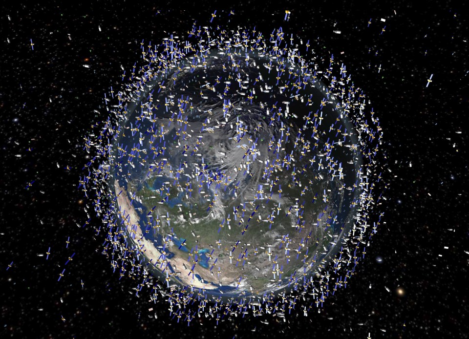 Over 1 million pieces of space junk is thought to be orbiting around Earth