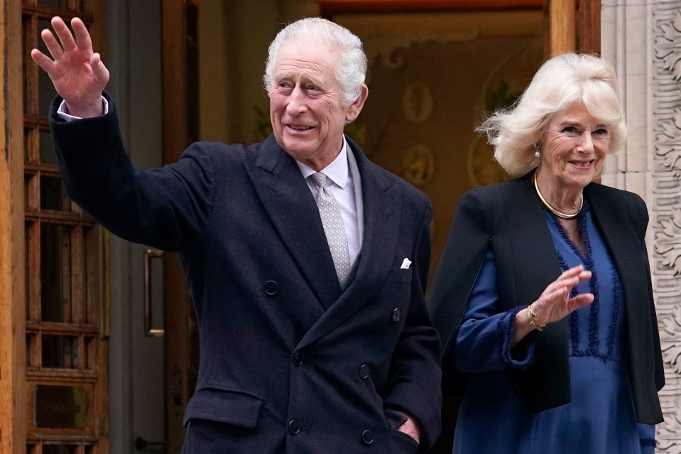 FILE - Britain's King Charles III and Queen Camilla leave The London Clinic in central London, Jan. 29, 2024 after King Charles III received treatment for an enlarged prostate. The announcement on Monday Feb. 5, 2024 that King Charles III has been diagnosed with cancer has come as a shock to many in Britain, largely because the 75-year-old monarch has generally enjoyed good health through the years. (AP Photo/Alberto Pezzali, File)