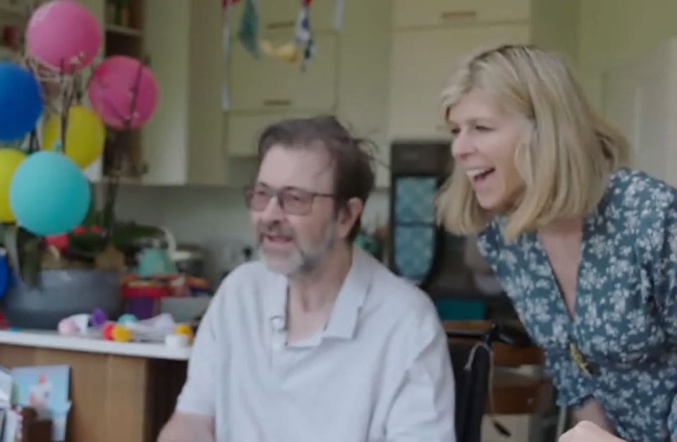 Kate Garraway Derek Draper ITV documentary grabs., , Hold for paper