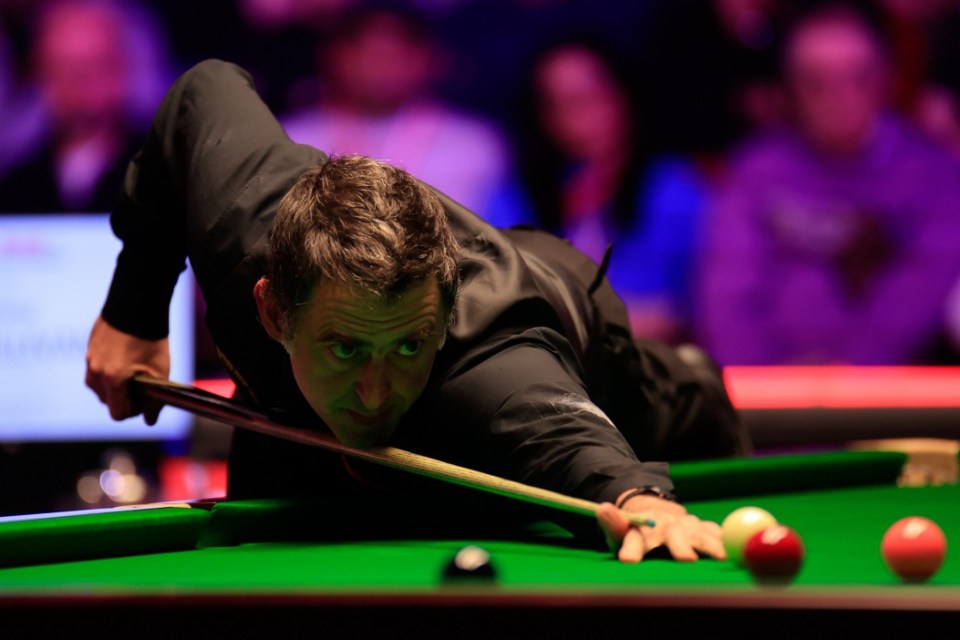 Ronnie O'Sullivan is competing for huge prize money in Riyadh