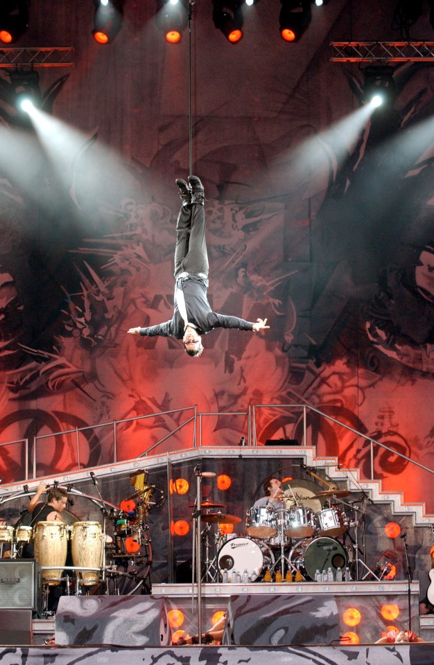 He pulled a crazy stunt at the sold-out show