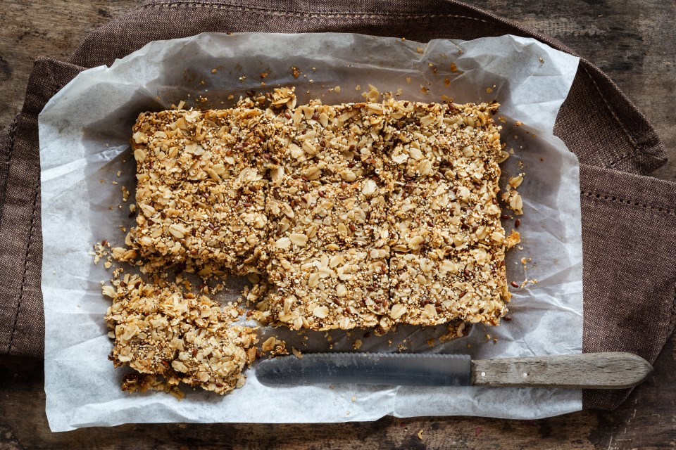 Instead make your own bars by mixing mashed banana, oats and dates