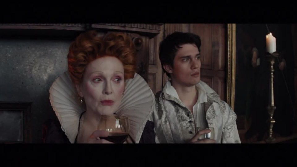 The official trailer sees stars Julianne Moore and Nicholas Galitzine as mother and son Mary and George Villiers