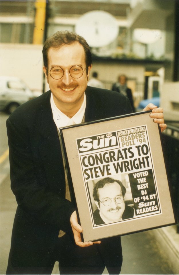 Steve was awarded the title of the nation’s No1 DJ as voted for by Sun readers in 1994