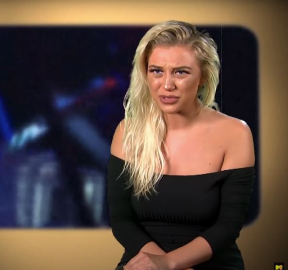 The star rose to fame after appearing on Geordie Shore