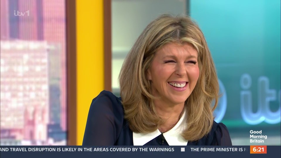 Kate Garraway made an emotional return to the GMB studio on Thursday