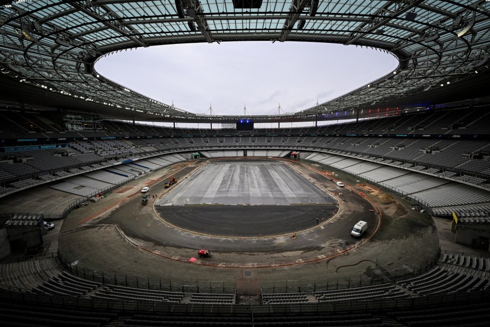 It is currently being renovated ahead of the Paris Olympics in July