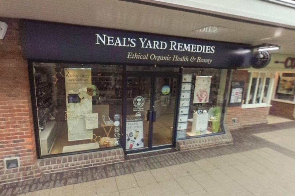 Neal's Yard has closed its shop in the Dorset market town of Dorchester