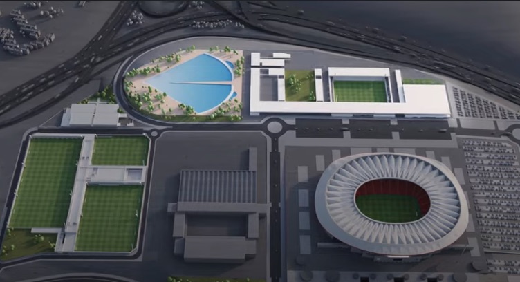 Atletico Madrid have unveiled plans for a £220million 'sports city'