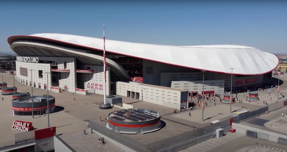 The complex will measure one million square feet and will be based by the Wanda Metropolitano stadium