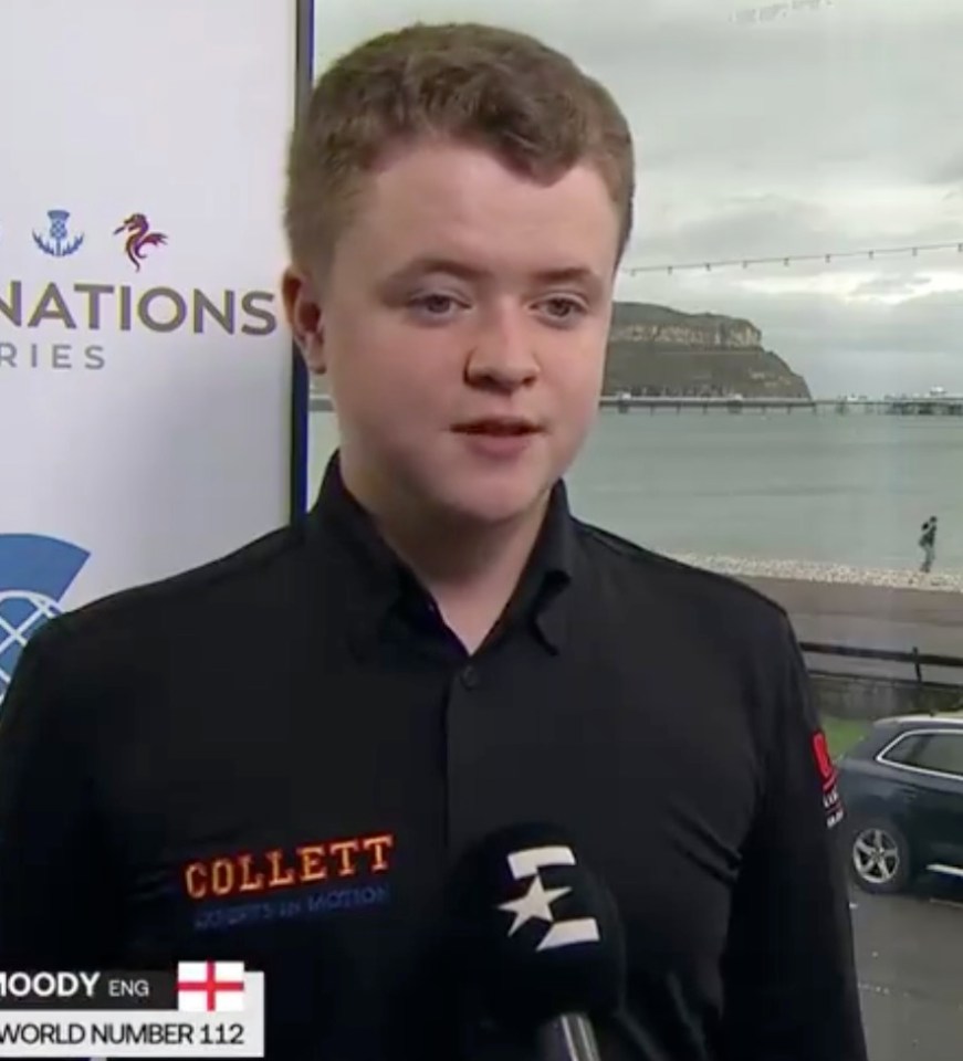 Snooker prodigy Stan Moody has been compared to a former world champion