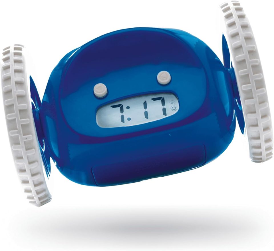 The Clocky Alarm Clock on Wheels physically got me out of bed - by getting me to chase after it