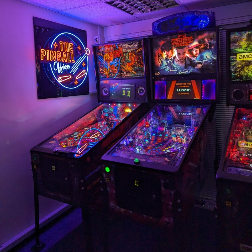 The Pinball Office in Hertfordshire offers people the chance to play on pinball machines