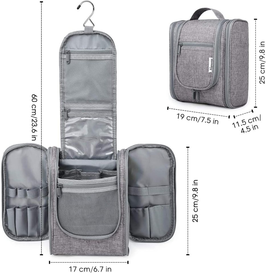 Narwey Travel Hanging Toiletry Bag