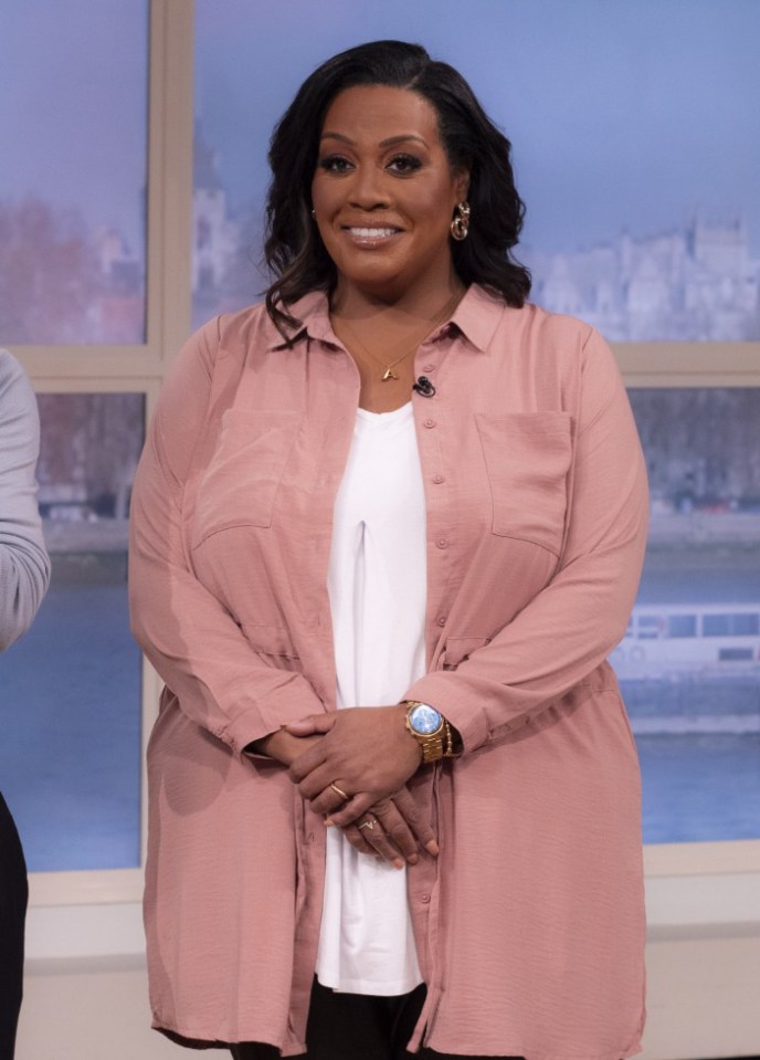 Editorial use only Mandatory Credit: Photo by Ken McKay/ITV/REX/Shutterstock (14361397f) Dermot O'Leary, Alison Hammond 'This Morning' TV show, London, UK - 23 Feb 2024