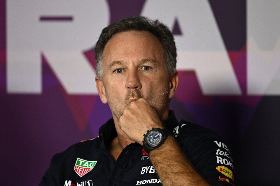 Christian Horner was cleared of the shocking allegations yesterday and flew to Bahrain this morning