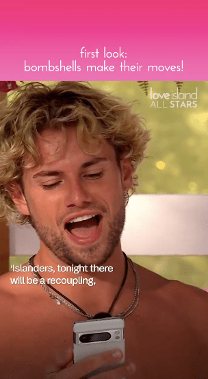 One Love Island star is set to be dumped at a shock recoupling