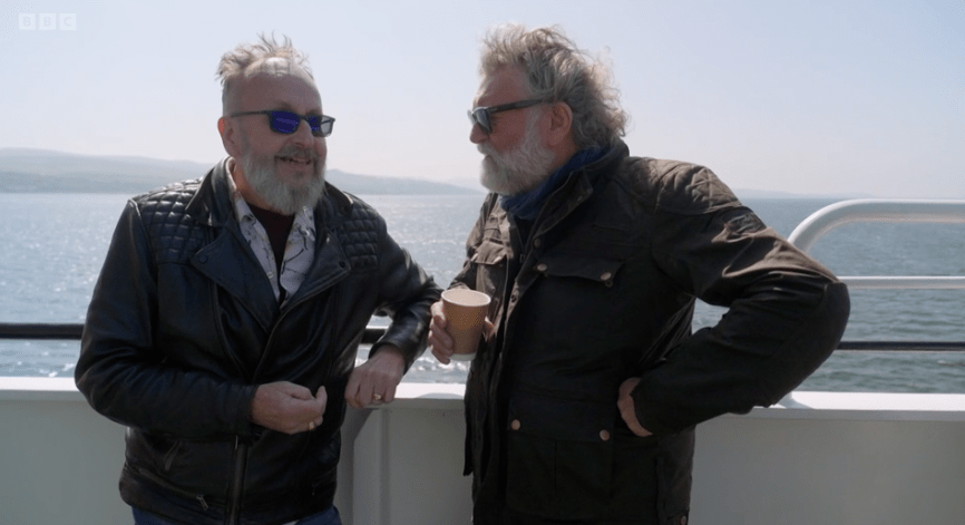 Dave and Si have reunited for The Hairy Bikers Go West