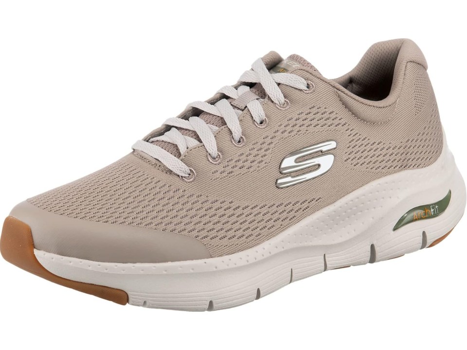 Skechers Men's Arch Fit Sneakers in Taupe